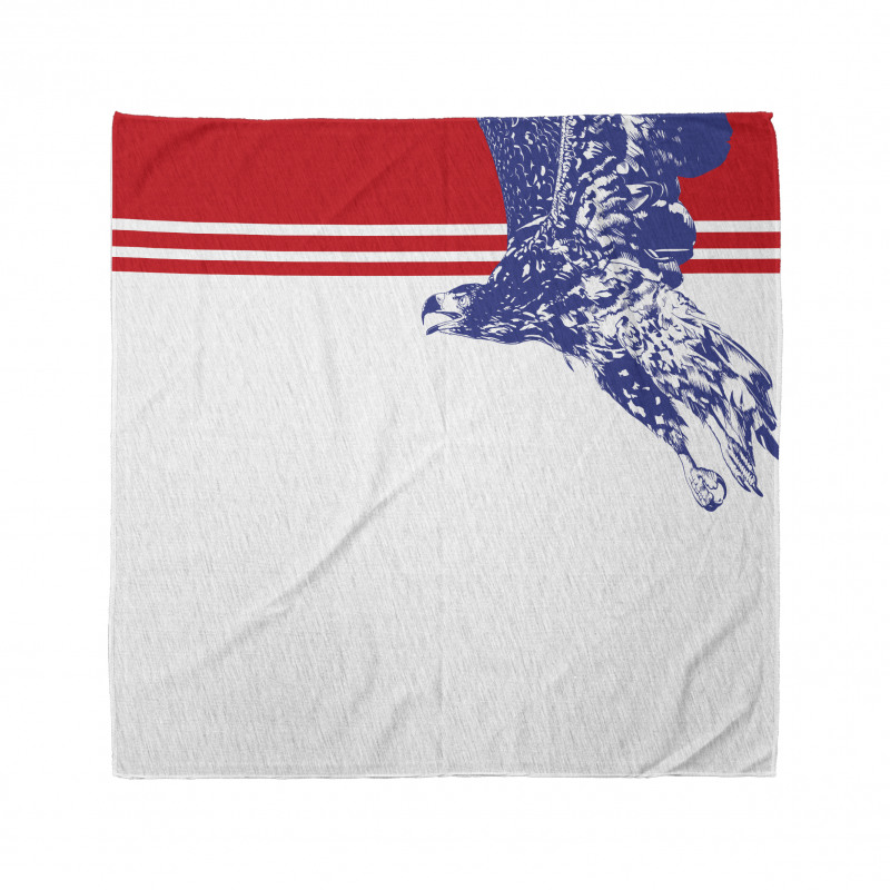 American Flag Colors Bird Bandana