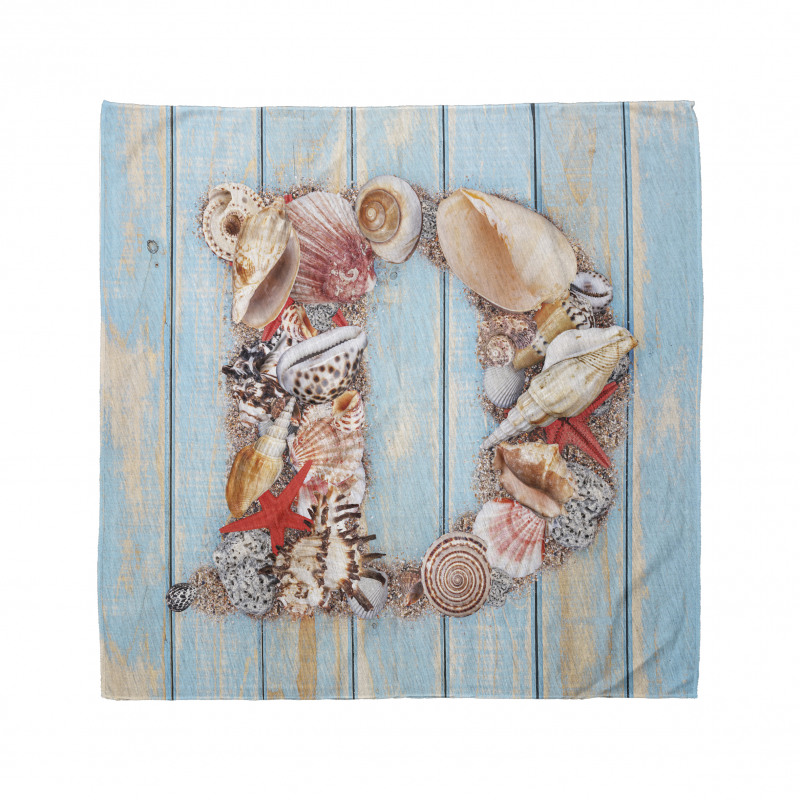 Marine Themed Alphabet Bandana