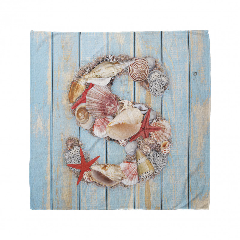 S Seashells Nautical Bandana