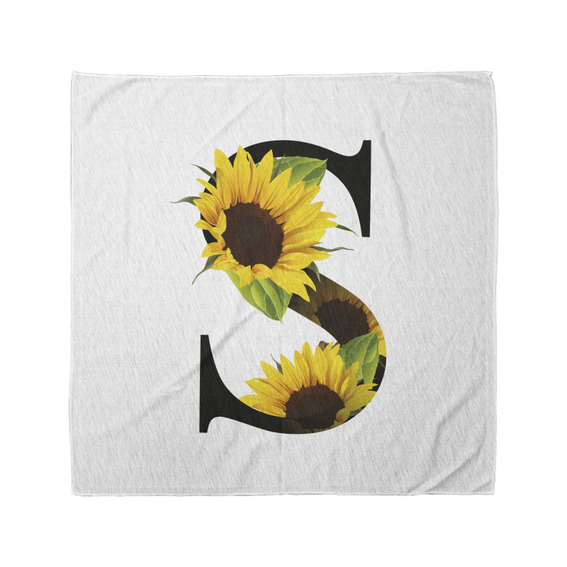 Sunflower Art Design Bandana