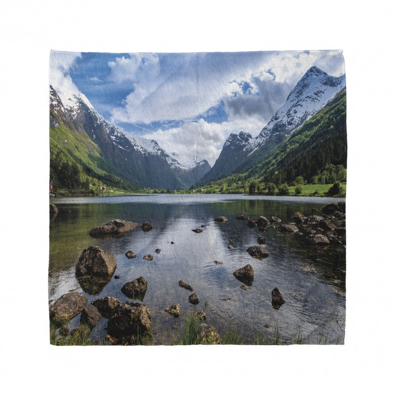 River Open Sky Norway Bandana