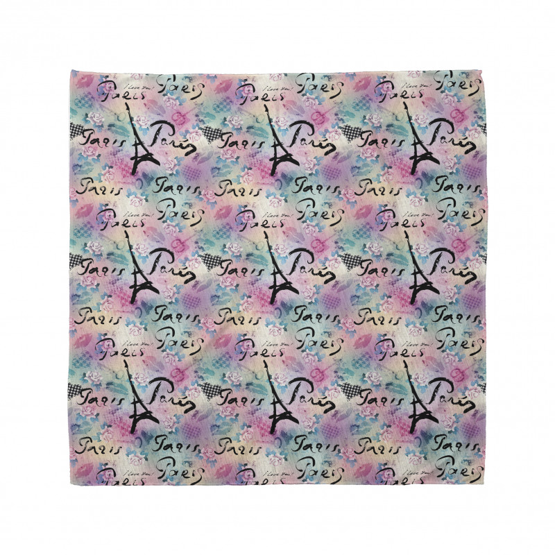 Rose Flowers Romantic Bandana