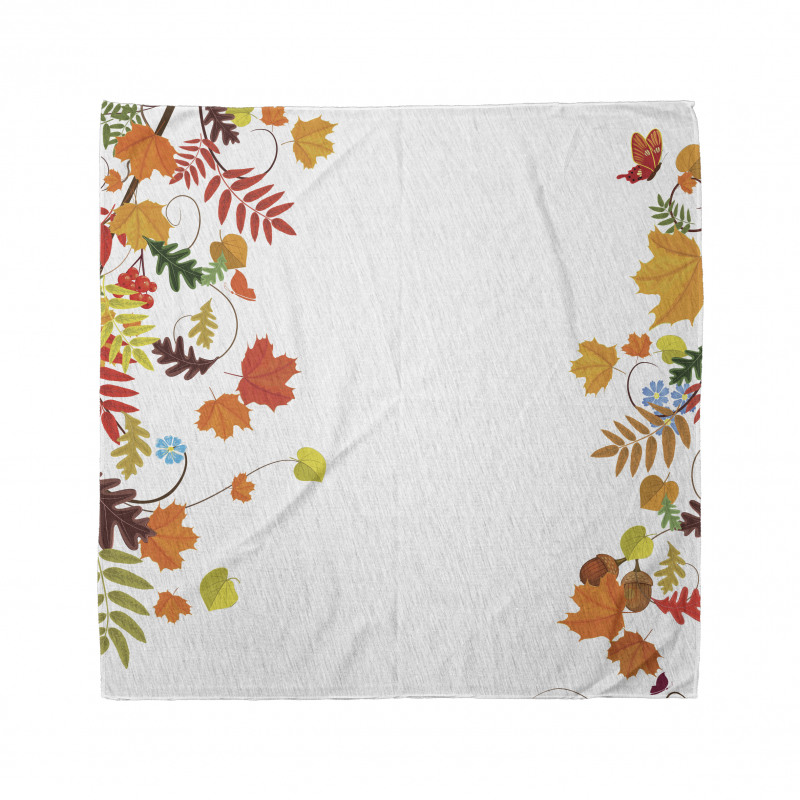 Maple Aspen Leaf Frame Bandana