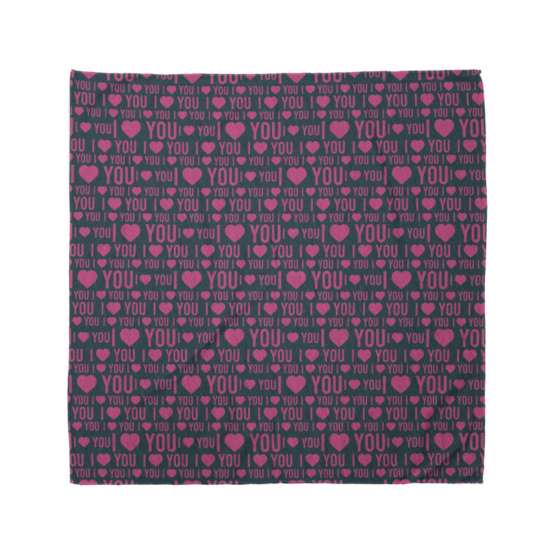 Romance Pattern Heart Bandana