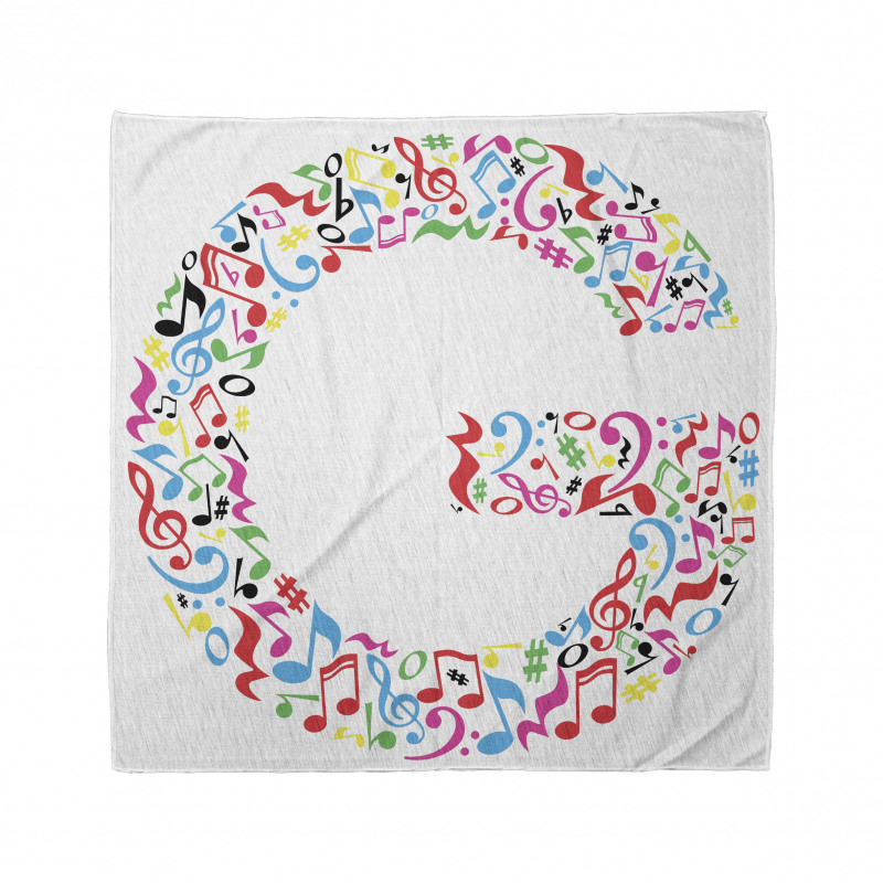 Majuscule Music Theme Bandana