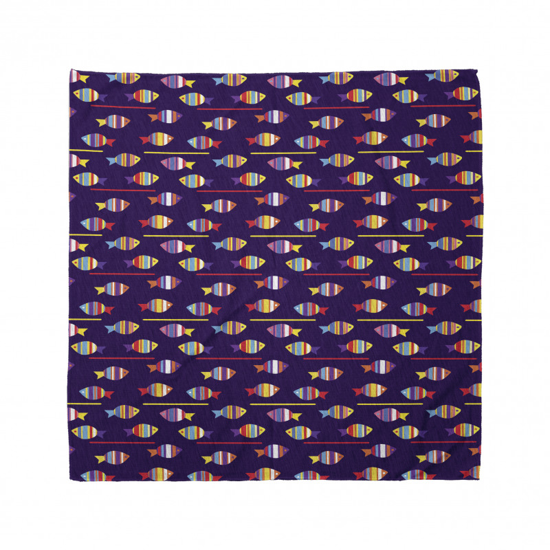 Rainbow Patterned Animals Bandana