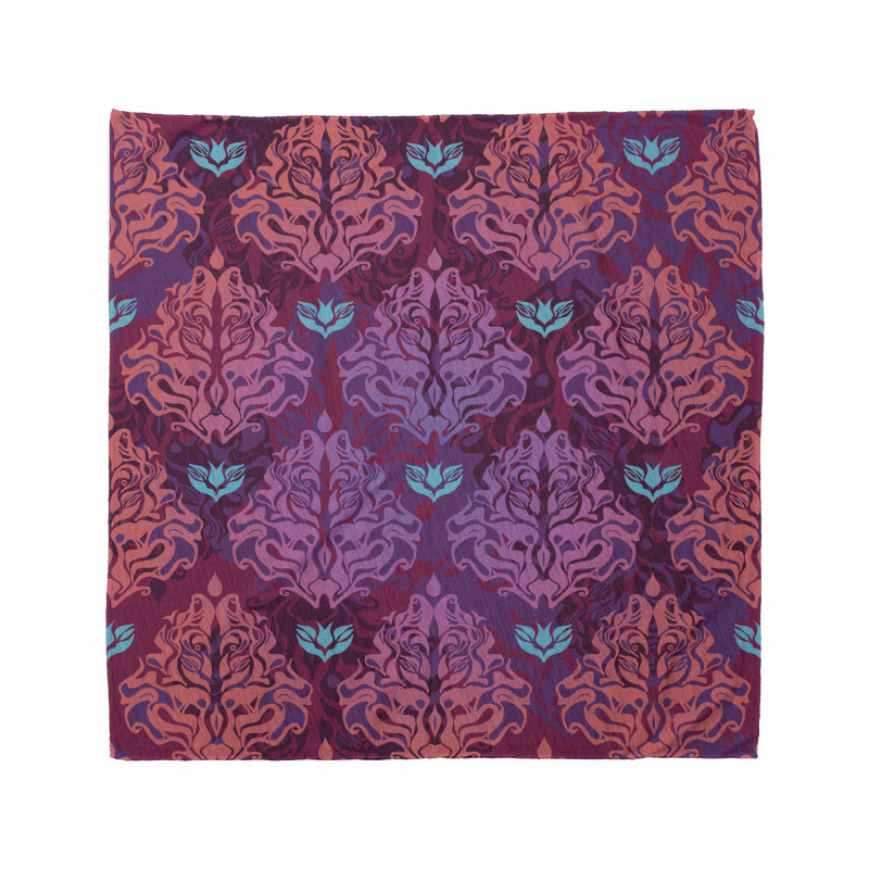 Natural Lilac Pattern Bandana