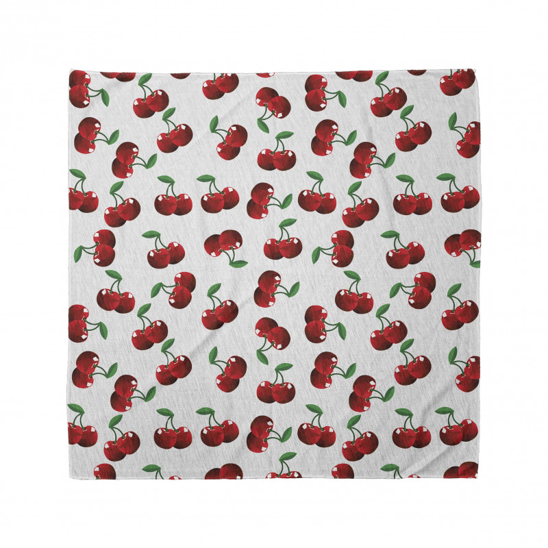 Vibrant Cherries Summer Bandana