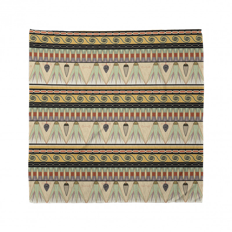 Çizgili Bandana Kilim Desenli