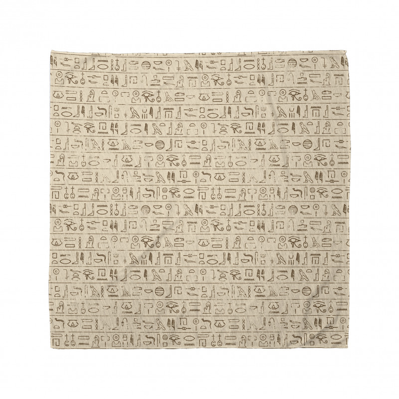 Dated Hieroglyphics Bandana