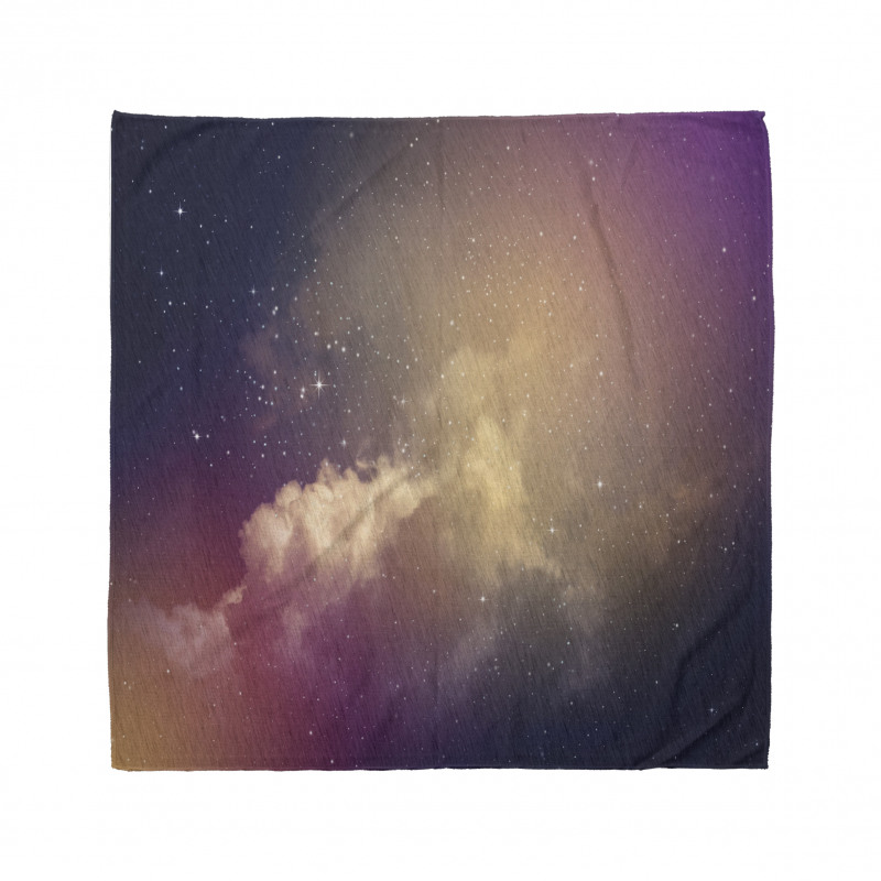 Night Clouds Stars Image Bandana