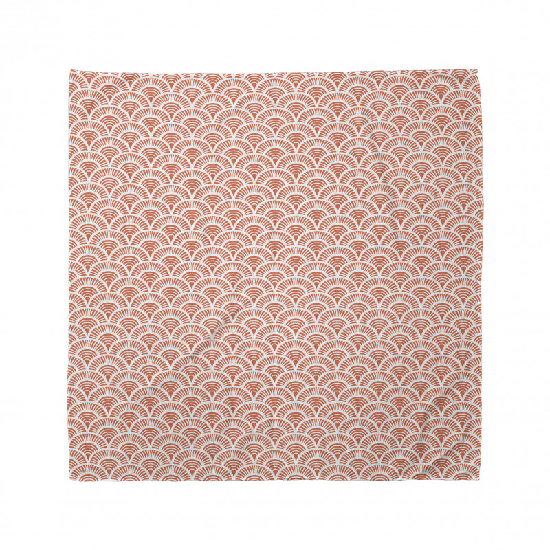 Half Circles Scale Motif Bandana