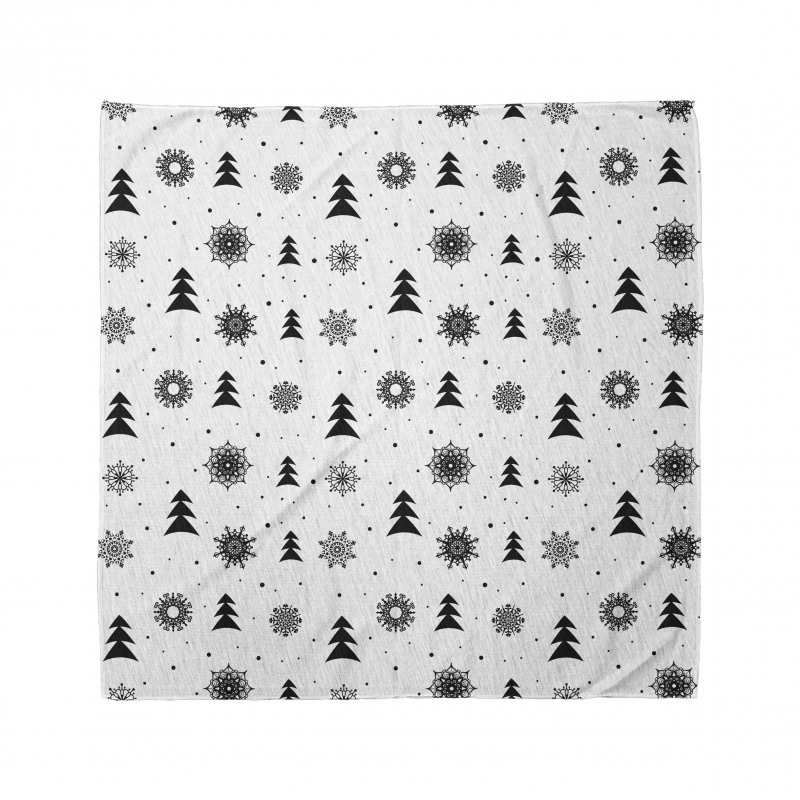 Xmas Pine Trees Holiday Bandana