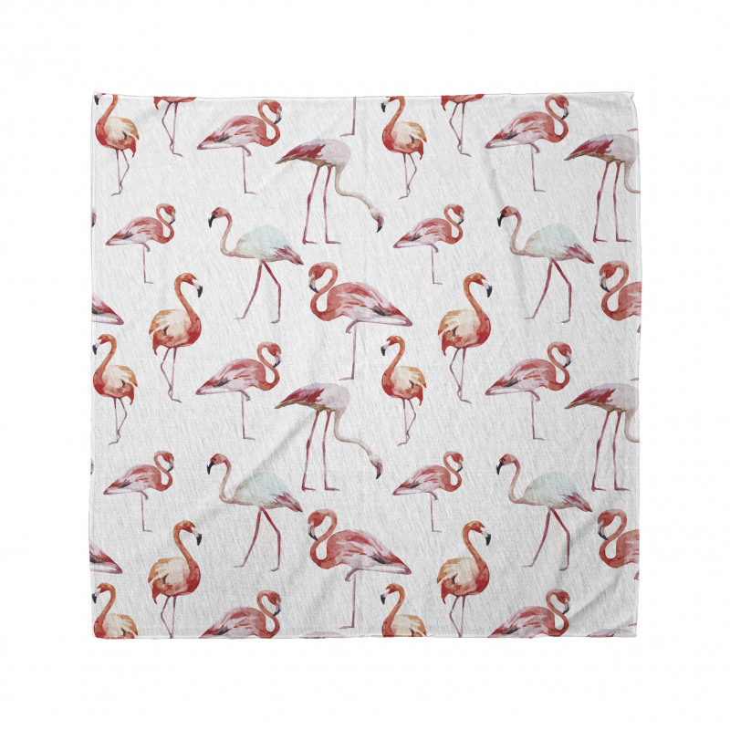 Kuşlar Bandana Flamingo Desenli