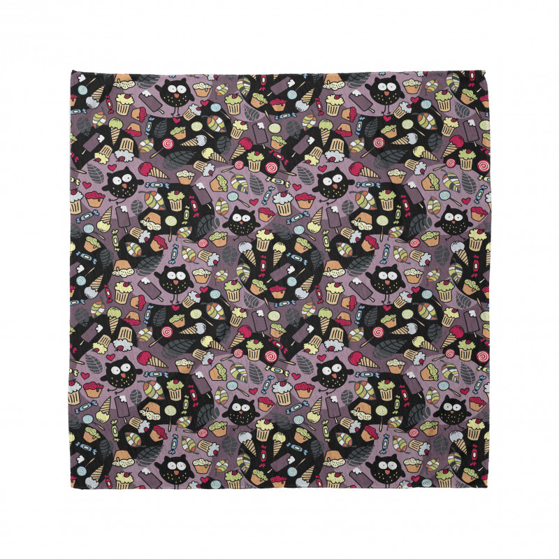 Crazy Birds Tasty Cupcakes Bandana