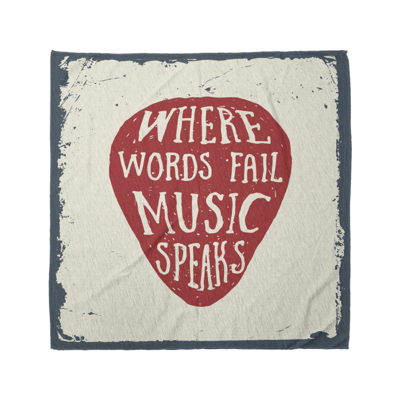 Musical Slogan Pick Bandana