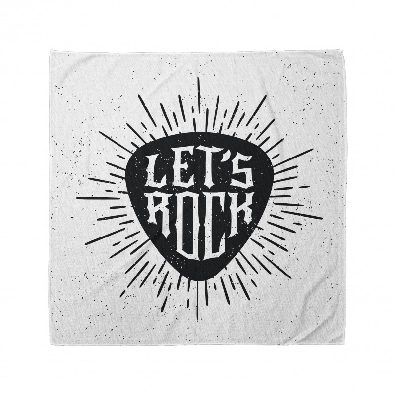 Lets Rock Words Bandana