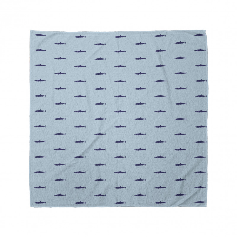 Ocean Life in Blue Shades Bandana