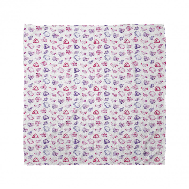 Watercolor Heart Rocks Bandana