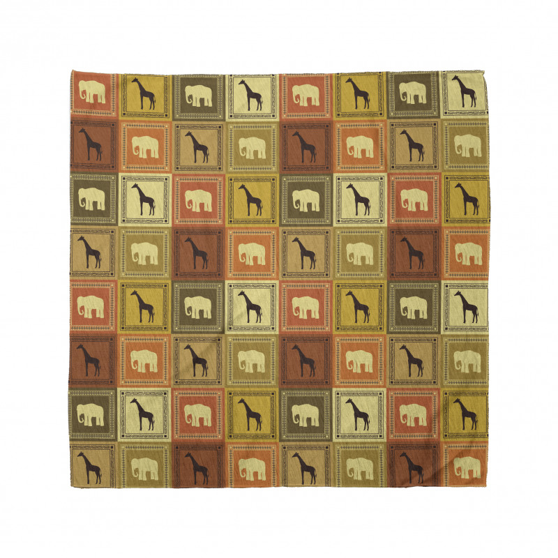 Savanna Animal Frames Bandana