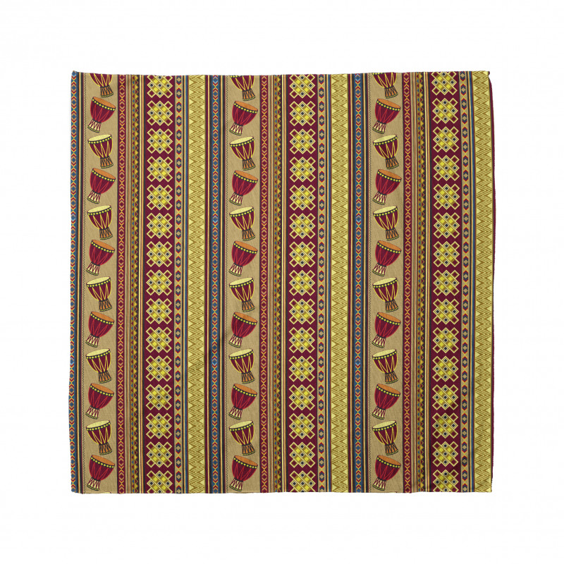 Djembe Drums Geometric Bandana