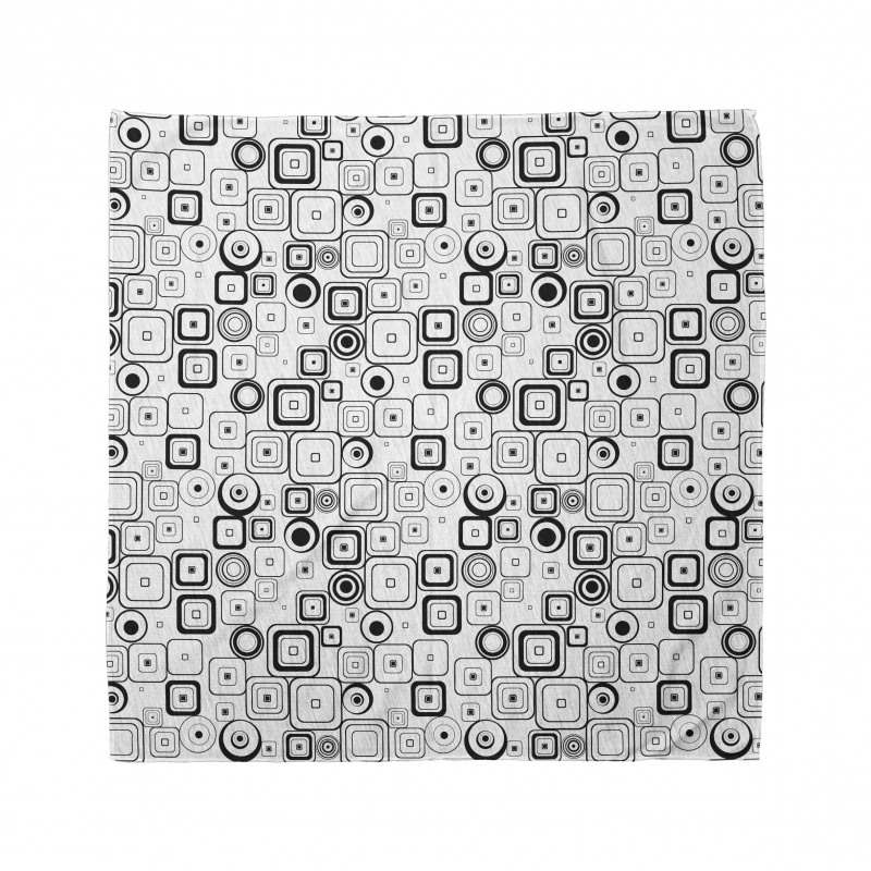 Squares Circles Bandana