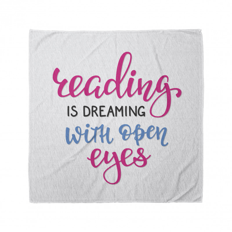 Reading is Dreaming Words Bandana