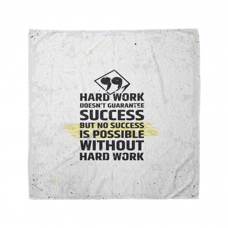 Hard Work Words Bandana