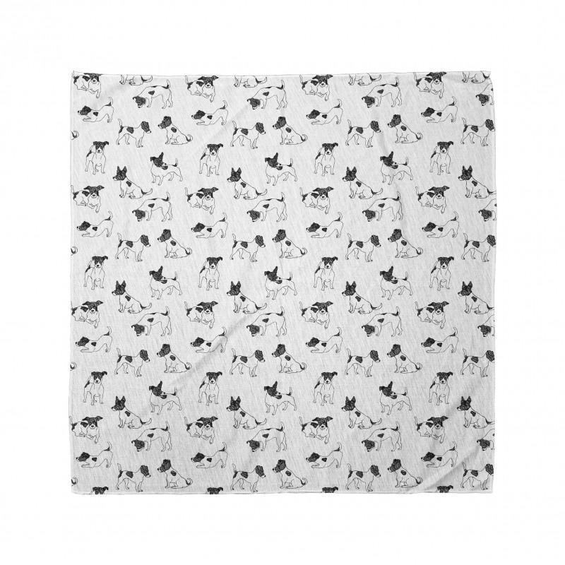 Sketch Style Terriers Bandana