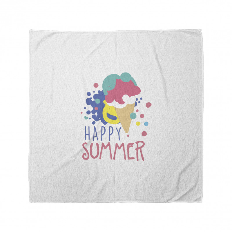 Ice Cream Doodle Bandana