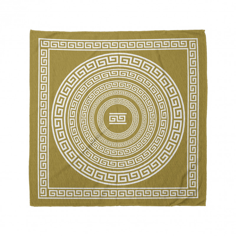 Frieze Meander Lines Bandana