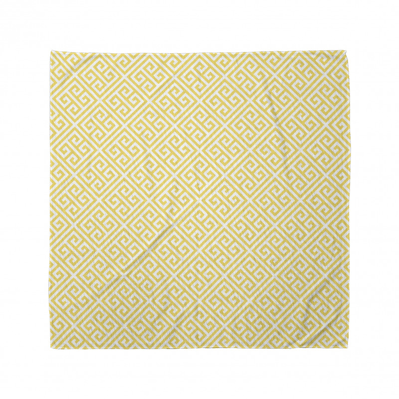 Yellow Roman Tile Bandana