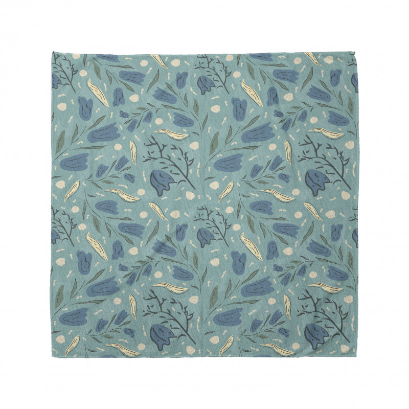 Aquarelle Floral Motif Bandana