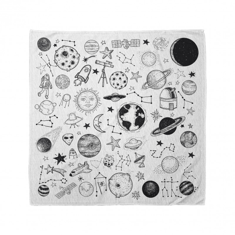 Planets Asteroids Cosmos Bandana