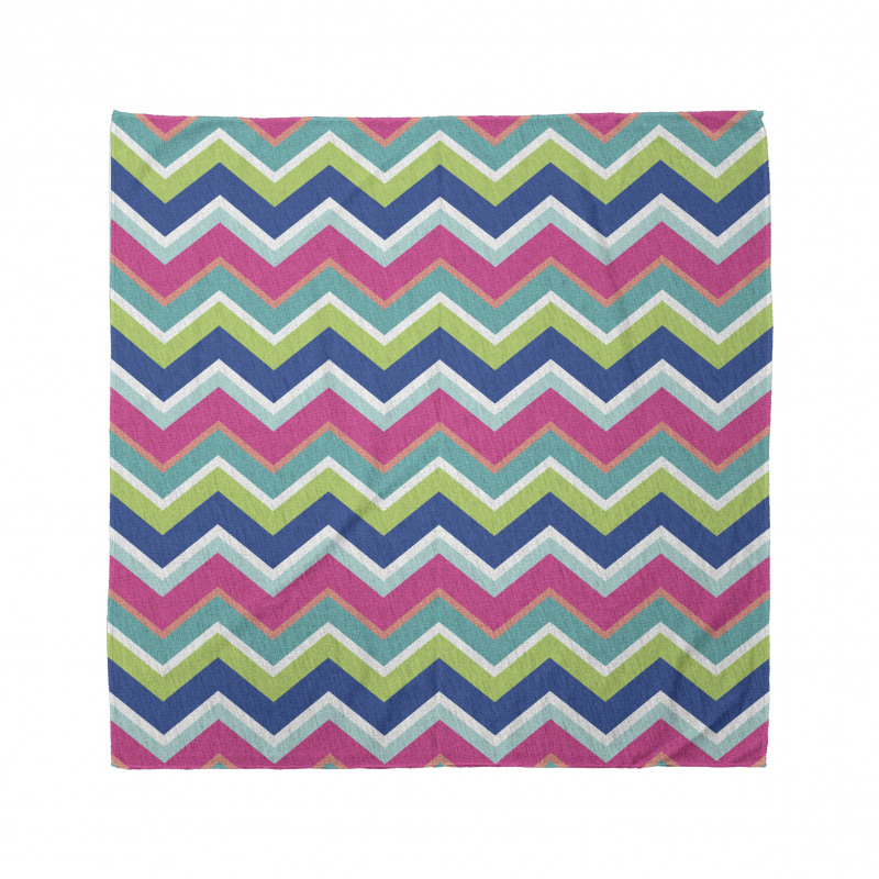 Colorful Chevron Lines Bandana