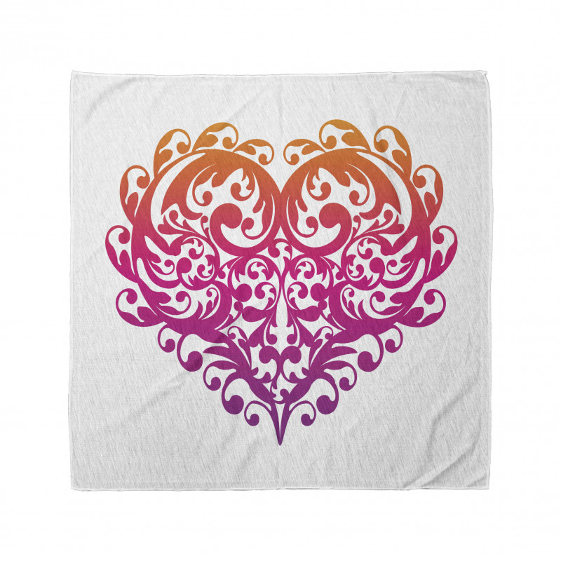 Scroll Heart Bandana