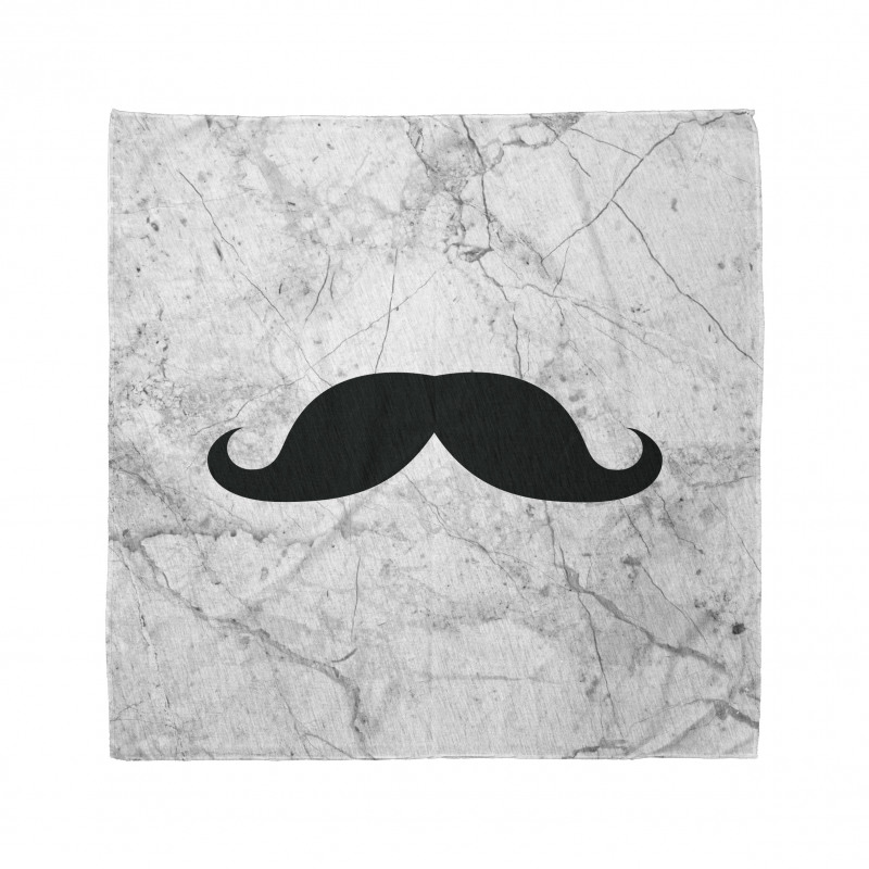 Mustache Motif Retro Bandana