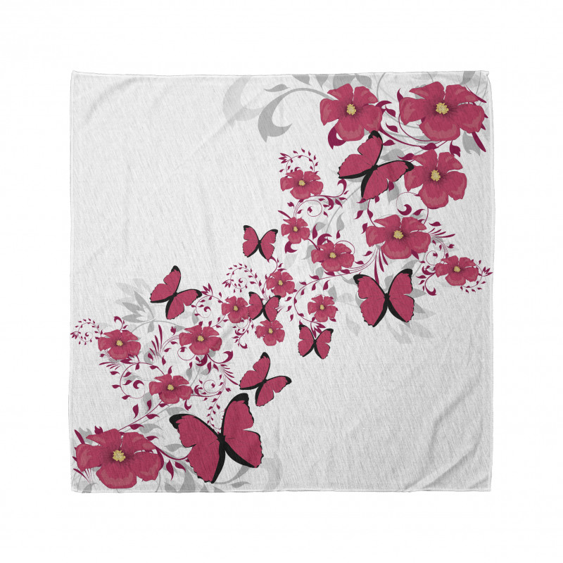 Flower Butterfly Bandana