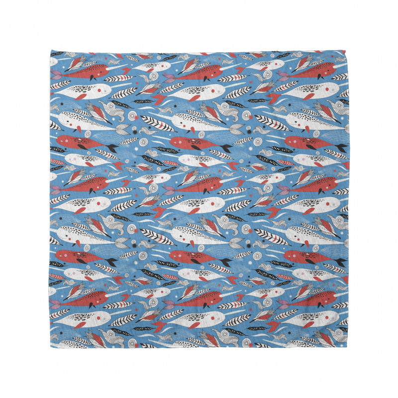 Underwater Life Pattern Bandana