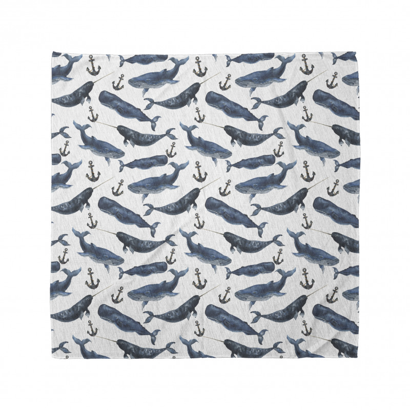 Aquerelle Ocean Whales Bandana