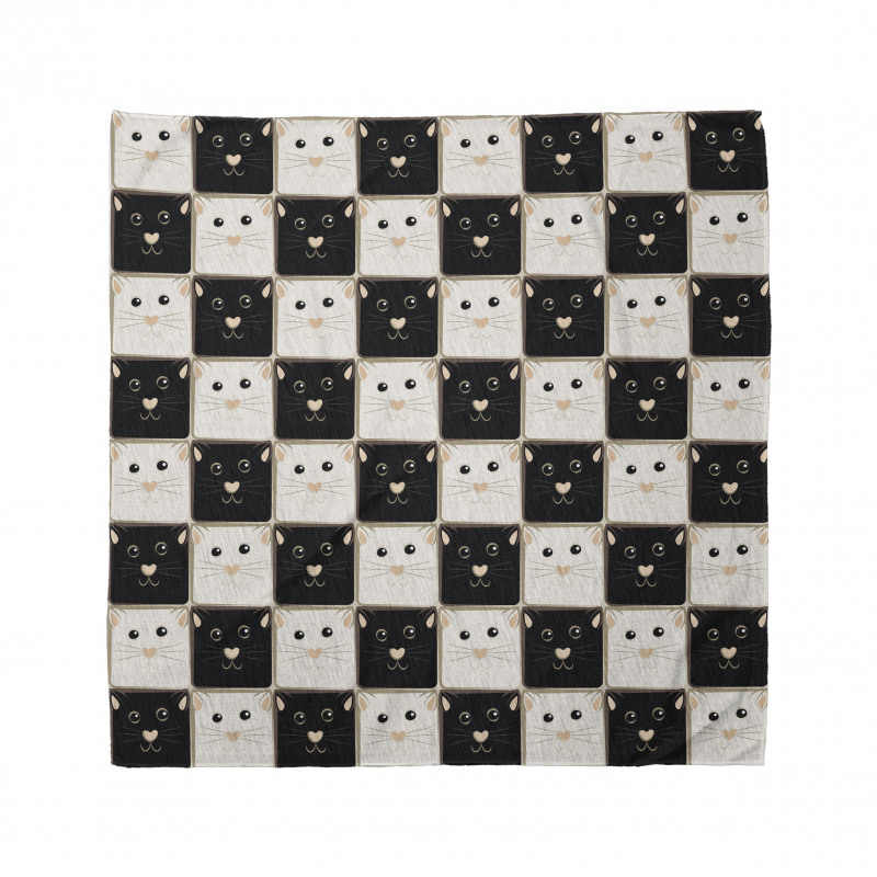 Squares with Cats Bandana