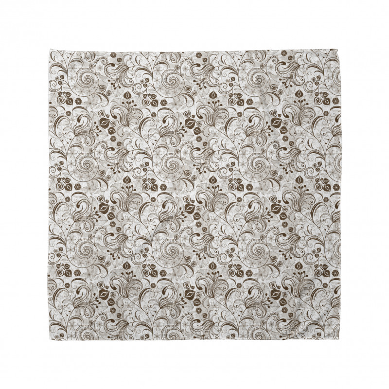 Classic Floral Motifs Bandana