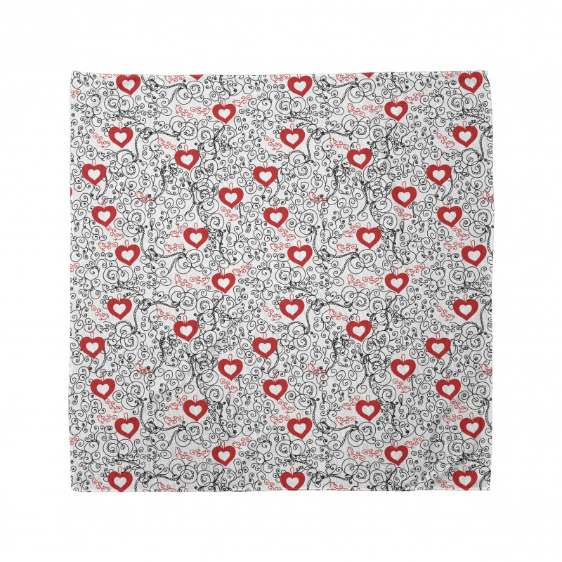 Romantic Hearty Bandana