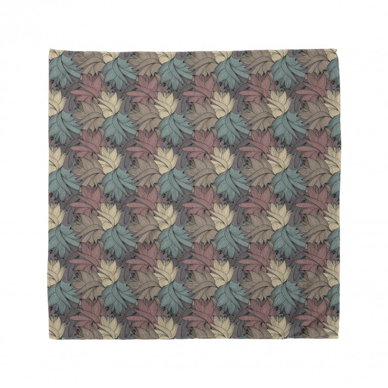 Colorful Foliage Leaves Bandana