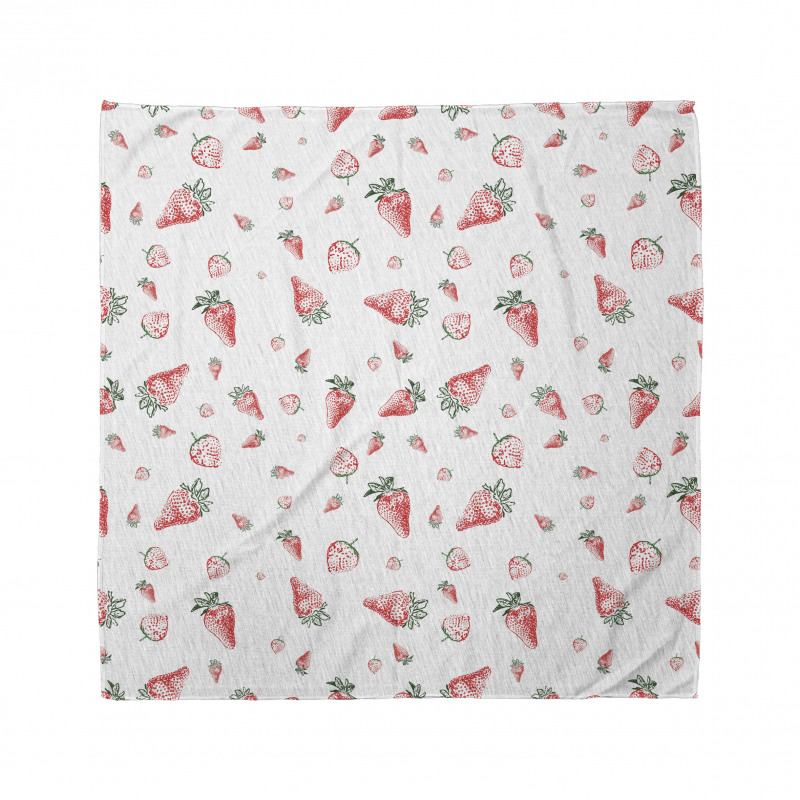 Grunge Fruit Pattern Bandana