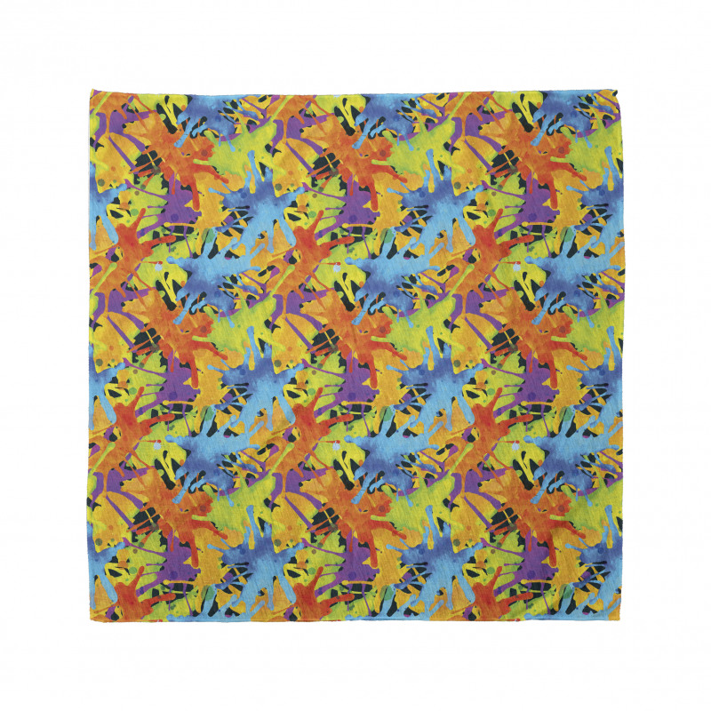 Color Splashes Funky Bandana