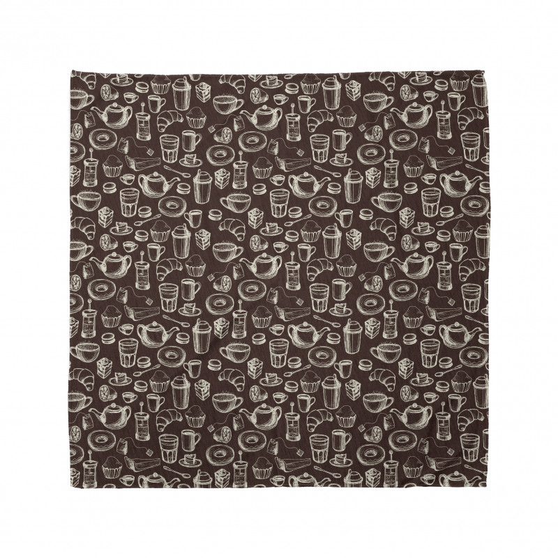 Doodle Tea Time Bandana