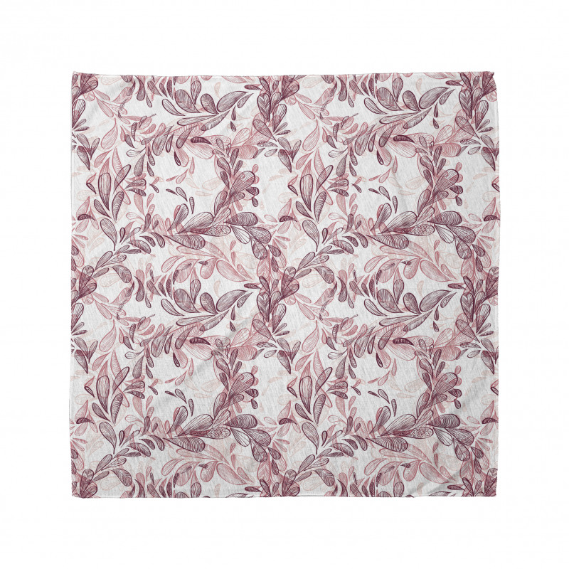 Sketchy Leaves Petals Bandana