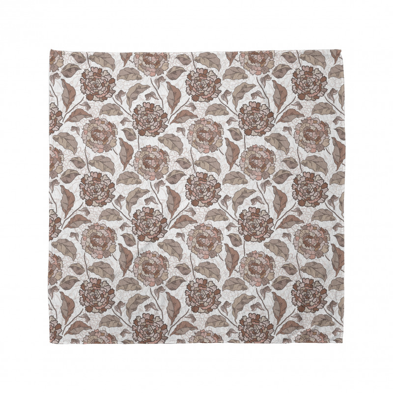 Ornamental Foliage Motif Bandana