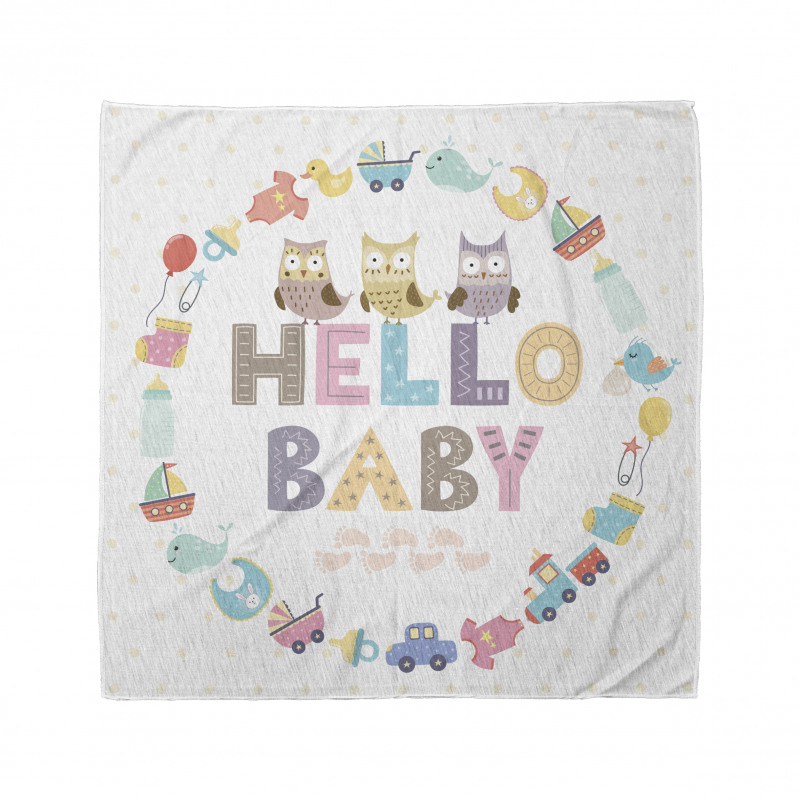 Hello Baby Owls Bandana